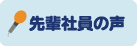 先輩社員の声